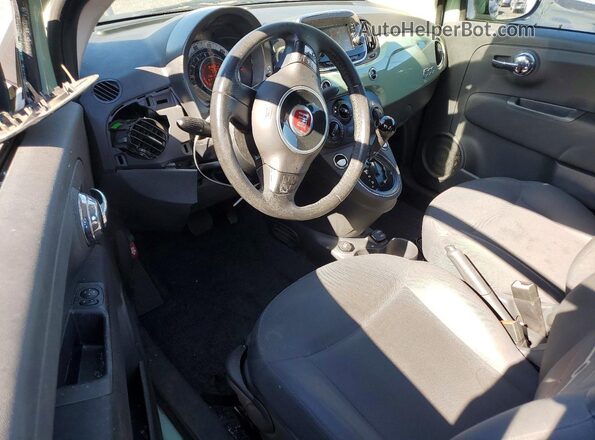 3C3CFFAR1GT136330 2016 FIAT 500 Turquoise Widok deski rozdzielczej