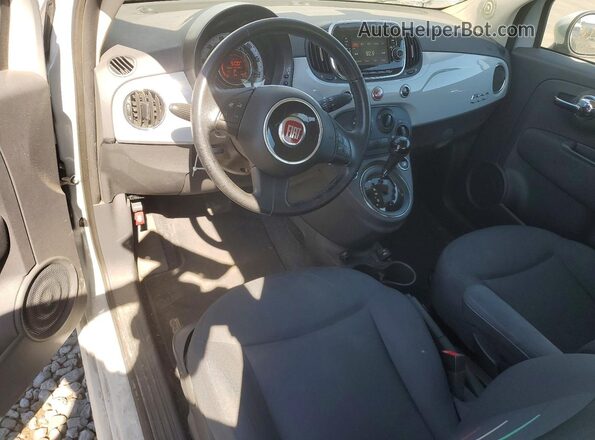3C3CFFAR5GT184574 2016 FIAT 500 Gray Առջևի վահանակի տեսք