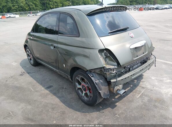 3C3CFFBR7GT120941 2016 FIAT 500 Green Հետևի ձախ