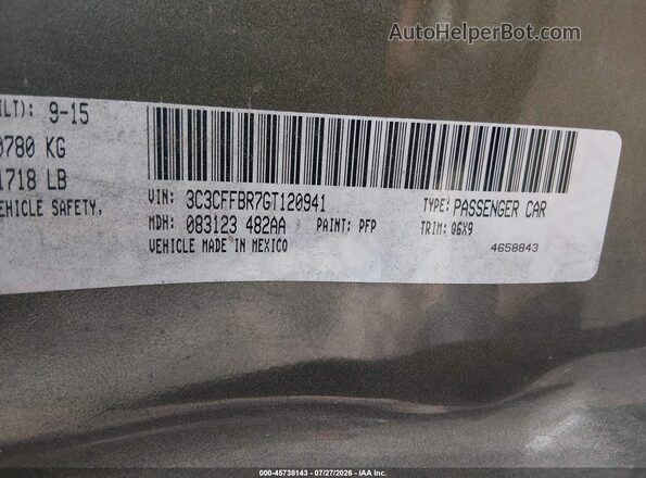 3C3CFFBR7GT120941 2016 FIAT 500 Green Շարժիչի բաժամունքի տեսք