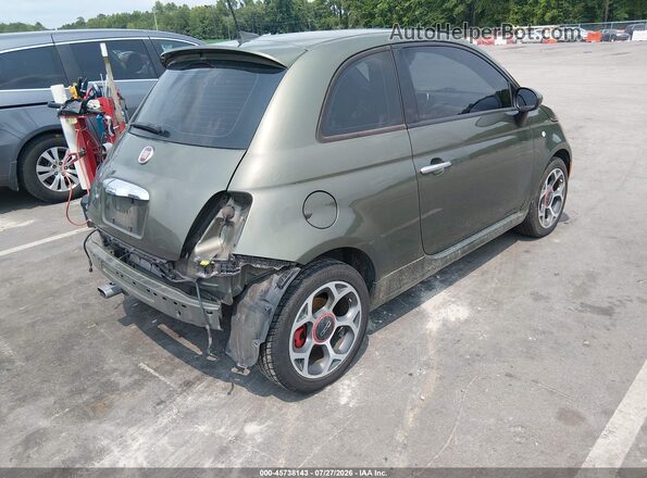 3C3CFFBR7GT120941 2016 FIAT 500 Green Հետևի աջ