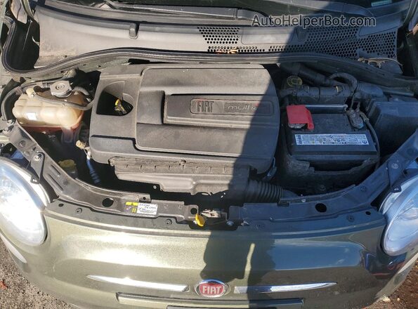 3C3CFFBR7GT161618 2016 FIAT 500 Green Սալոնի հետևի տեսք