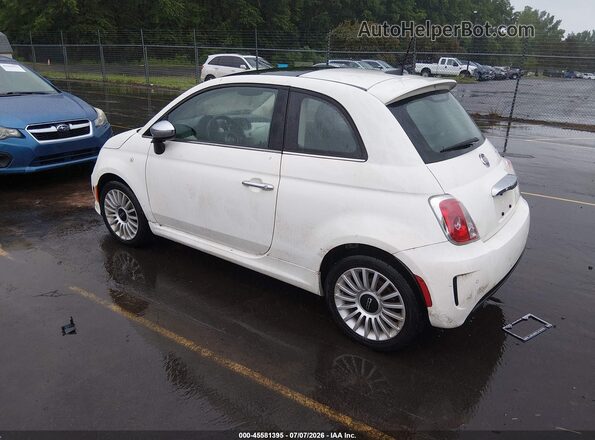 3C3CFFCH0JT524015 2018 FIAT 500 White Задня ліва чверть