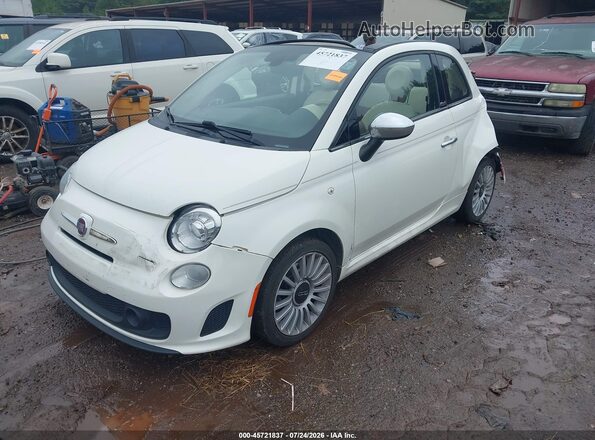3C3CFFEH2JT533473 2018 FIAT 500C White Vista tres cuartos delantera izquierda