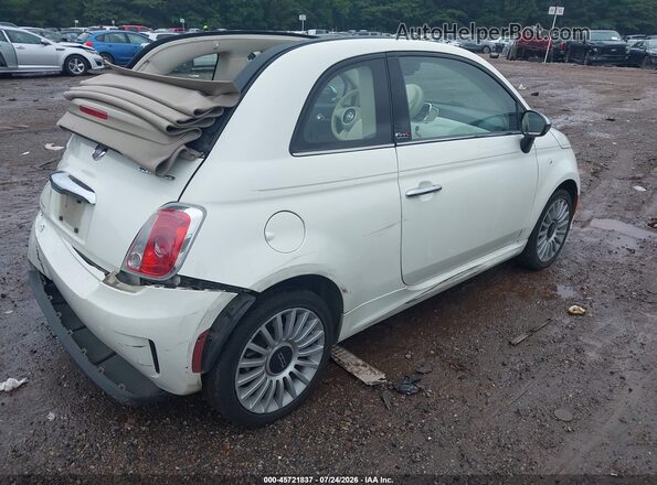 3C3CFFEH2JT533473 2018 FIAT 500C White Trasero derecho