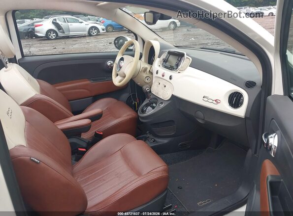 3C3CFFEH2JT533473 2018 FIAT 500C White Vista interior delantera