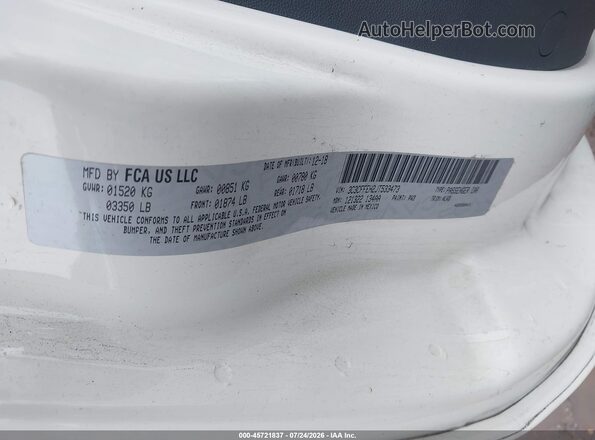 3C3CFFEH2JT533473 2018 FIAT 500C White Vista del compartimento del motor