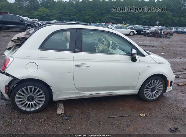 3C3CFFEH2JT533473 2018 FIAT 500C White Vista interior trasera