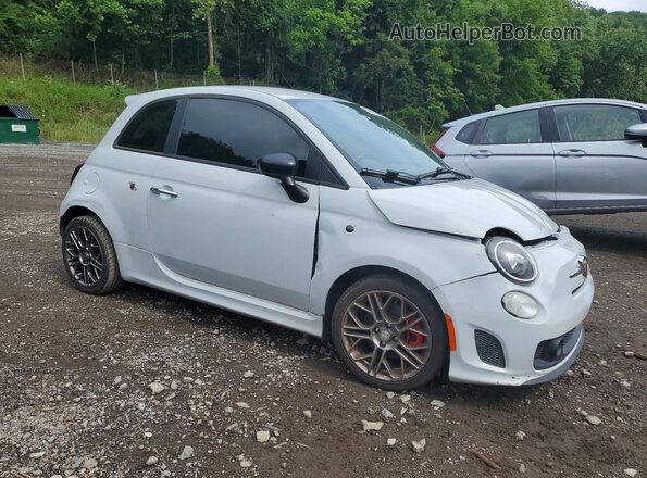 3C3CFFFH1HT547891 2017 FIAT 500 Серый Передняя правая четверть