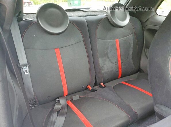 3C3CFFFH1HT547891 2017 FIAT 500 Серый Вид задних сидений