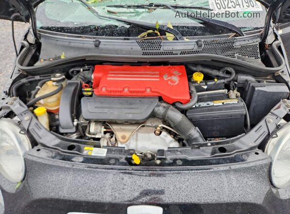 3C3CFFFH4GT165398 2016 FIAT 500 Black უკანა სალონის ხედი