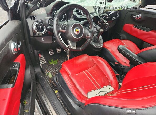 3C3CFFFH4GT165398 2016 FIAT 500 Black წინა პანელის ხედი