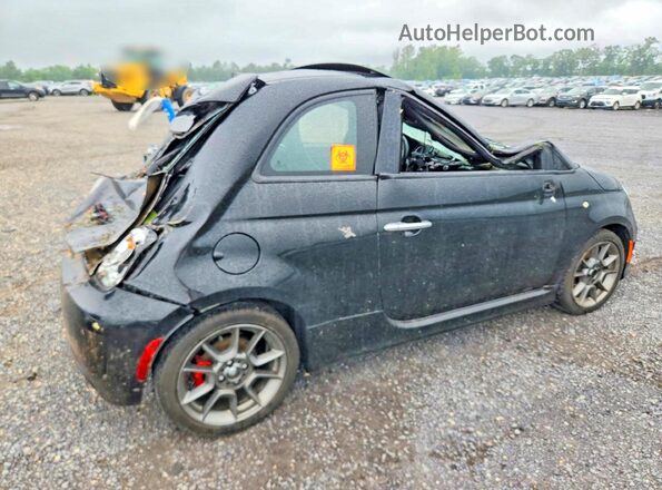 3C3CFFFH4GT165398 2016 FIAT 500 Black უკანა მარჯვენა