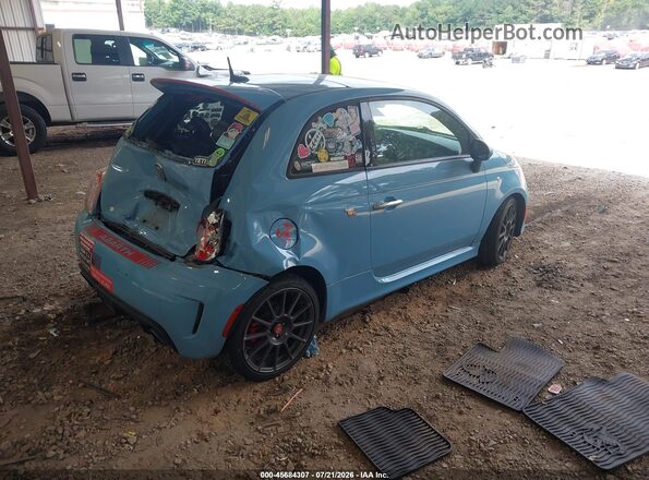 3C3CFFFH7GT214349 2016 FIAT 500 Blue Tył prawy