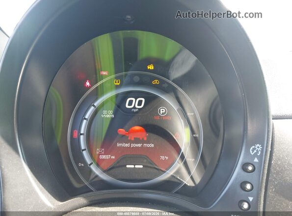 3C3CFFGE0GT221793 2016 FIAT 500E Gray Հետևի նստատեղերի տեսք