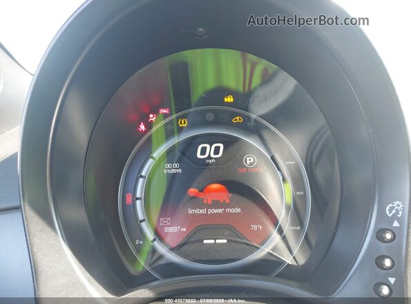 3C3CFFGE0GT221793 2016 FIAT 500E Gray Սալոնի 360 աստիճան տեսք