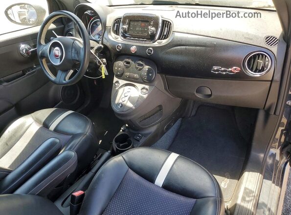 3C3CFFGE1HT514118 2017 FIAT 500 Угольный Вид панели приборов