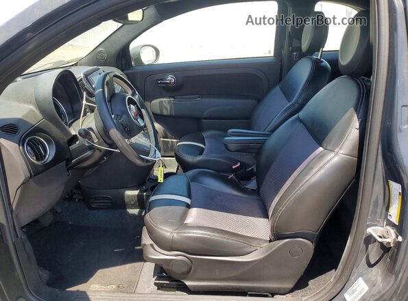 3C3CFFGE1HT514118 2017 FIAT 500 Угольный Вид салона спереди