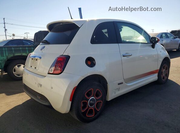 3C3CFFGE2GT165257 2016 FIAT 500 White Trasero derecho