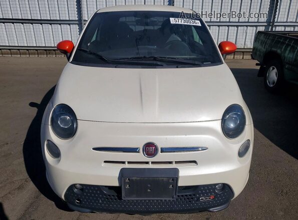 3C3CFFGE2GT165257 2016 FIAT 500 White Vista frontal