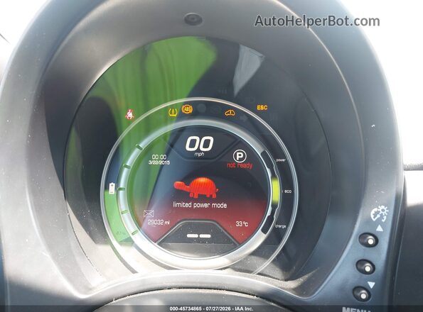 3C3CFFGE2GT229748 2016 FIAT 500E Gray Հետևի նստատեղերի տեսք