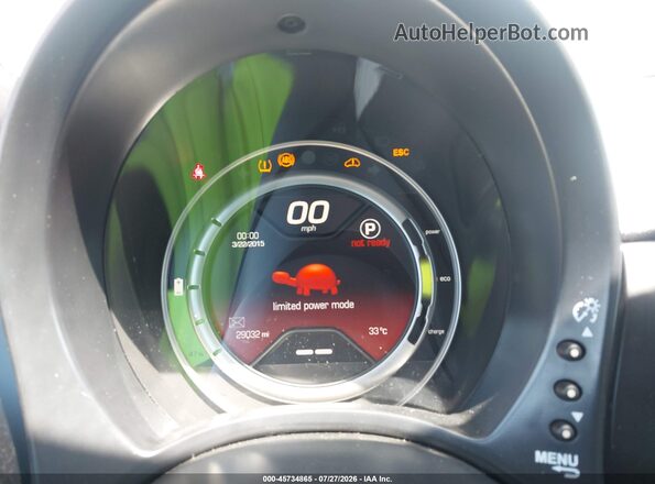 3C3CFFGE2GT229748 2016 FIAT 500E Gray Սալոնի հետևի տեսք