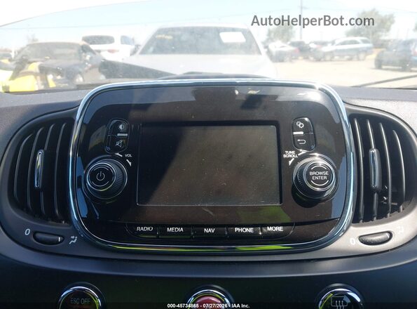 3C3CFFGE2GT229748 2016 FIAT 500E Gray Սալոնի 360 աստիճան տեսք
