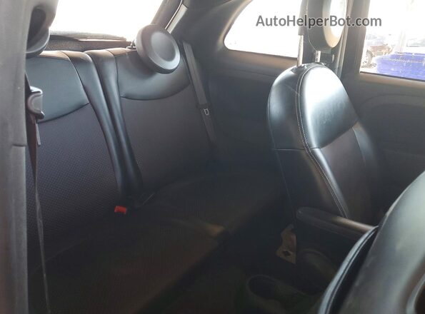 3C3CFFGE3GT229466 2016 FIAT 500 Black Հետևի նստատեղերի տեսք