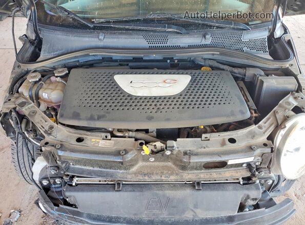3C3CFFGE3GT229466 2016 FIAT 500 Black Սալոնի հետևի տեսք