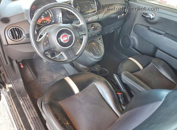 3C3CFFGE3GT229466 2016 FIAT 500 Black Առջևի վահանակի տեսք
