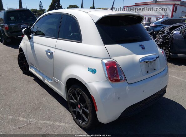3C3CFFGE4GT165213 2016 FIAT 500E White Հետևի ձախ