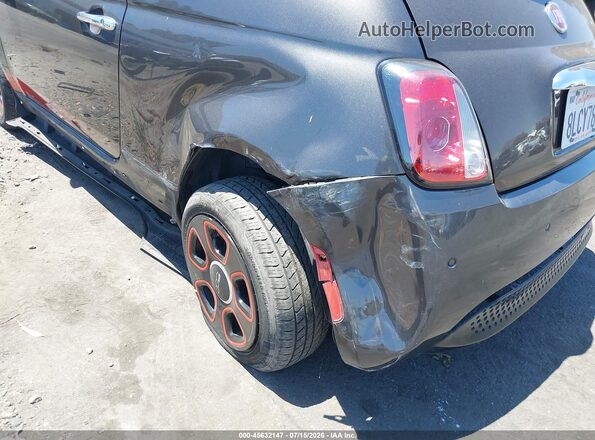 3C3CFFGE6GT121973 2016 FIAT 500E Black Դիմացի տեսք