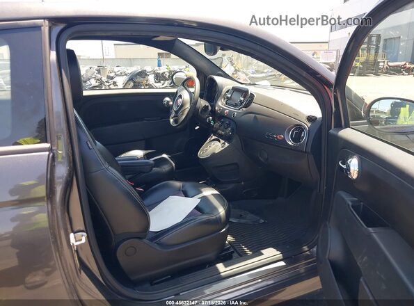 3C3CFFGE6GT121973 2016 FIAT 500E Black Սալոնի դիմացի տեսք
