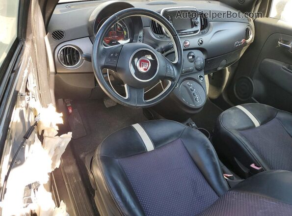 3C3CFFGE7GT221872 2016 FIAT 500 Charcoal Widok deski rozdzielczej