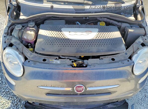 3C3CFFGE7GT221872 2016 FIAT 500 Charcoal Widok wnętrza z tyłu