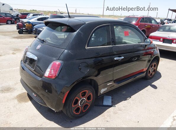 3C3CFFGE9GT214177 2016 FIAT 500E Black Հետևի աջ