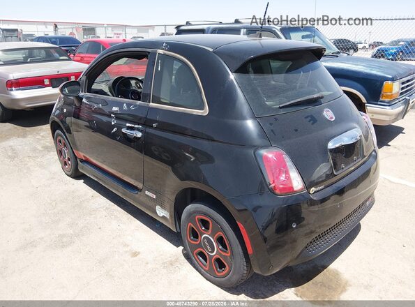 3C3CFFGE9GT214177 2016 FIAT 500E Black Հետևի ձախ
