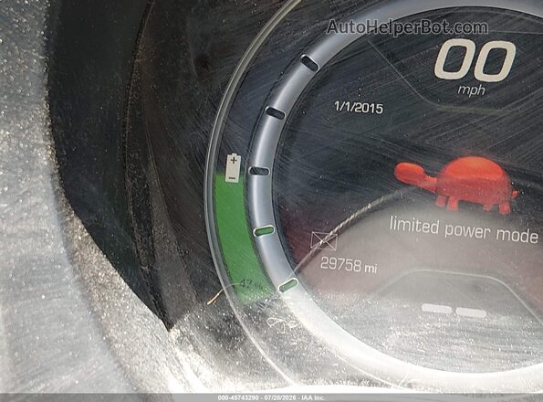 3C3CFFGE9GT214177 2016 FIAT 500E Black Սալոնի հետևի տեսք