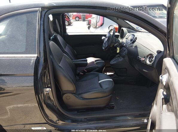3C3CFFGE9GT214177 2016 FIAT 500E Black Սալոնի դիմացի տեսք