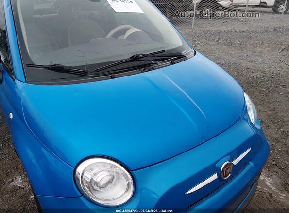 3C3CFFKH5JT425739 2018 FIAT 500 Blue Vista frontal