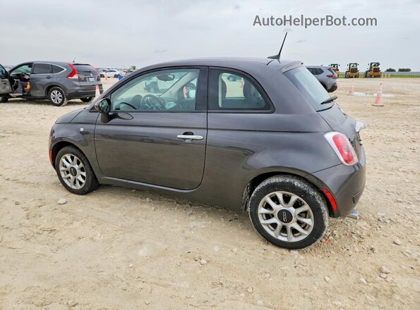 3C3CFFKR0HT700114 2017 FIAT 500 Gray Trasero izquierdo