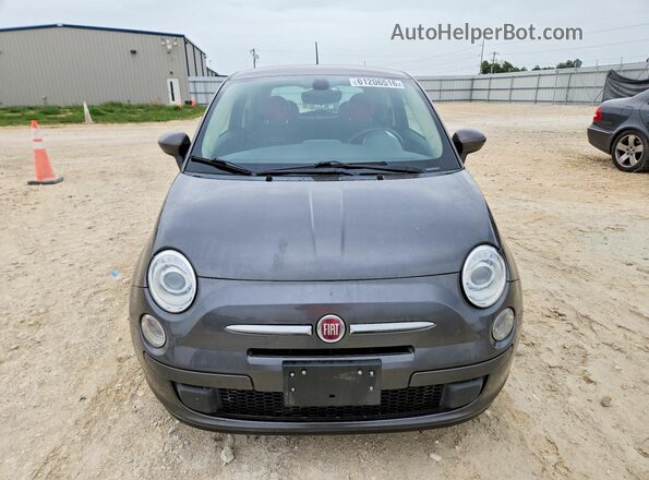 3C3CFFKR0HT700114 2017 FIAT 500 Gray Vista frontal