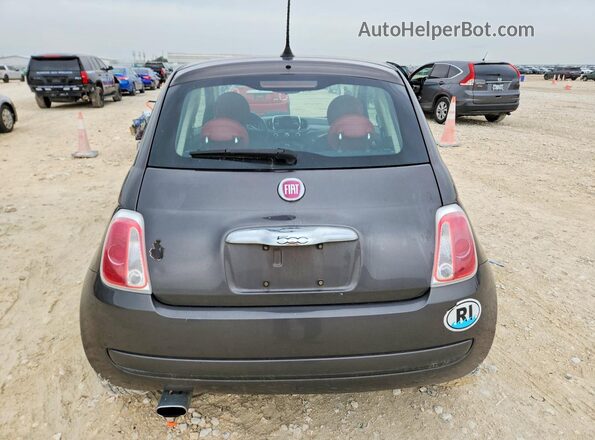 3C3CFFKR0HT700114 2017 FIAT 500 Gray Vista trasera