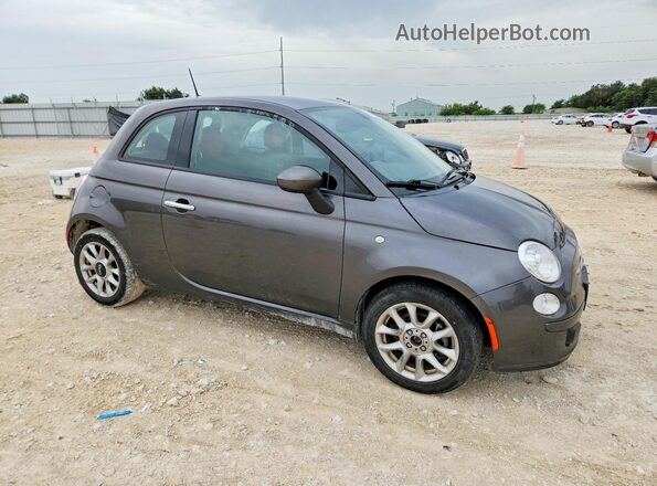 3C3CFFKR0HT700114 2017 FIAT 500 Gray Delantero derecho