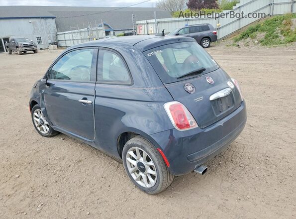 3C3CFFKR7HT508978 2017 FIAT 500 Blue Trasero izquierdo