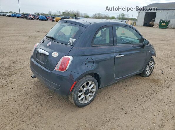 3C3CFFKR7HT508978 2017 FIAT 500 Blue Trasero derecho