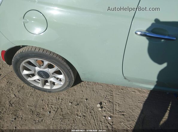 3C3CFFKRXHT604197 2017 FIAT 500 Зеленый Вид спереди