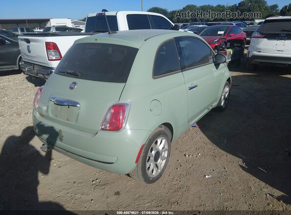 3C3CFFKRXHT604197 2017 FIAT 500 Зеленый Задняя правая четверть