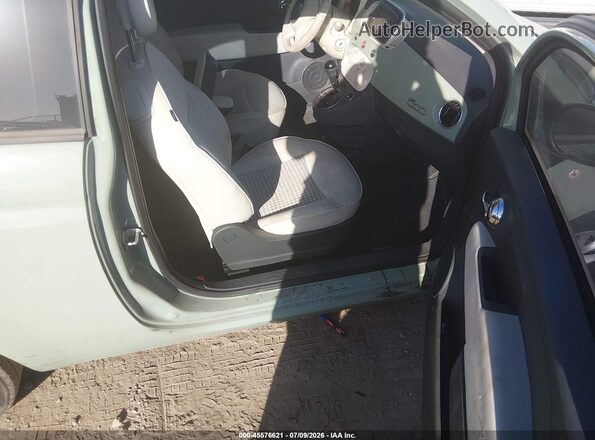 3C3CFFKRXHT604197 2017 FIAT 500 Зеленый Вид салона спереди