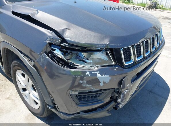 3C4NJCAB0HT668559 2017 JEEP COMPASS Серый Вид задней части салона